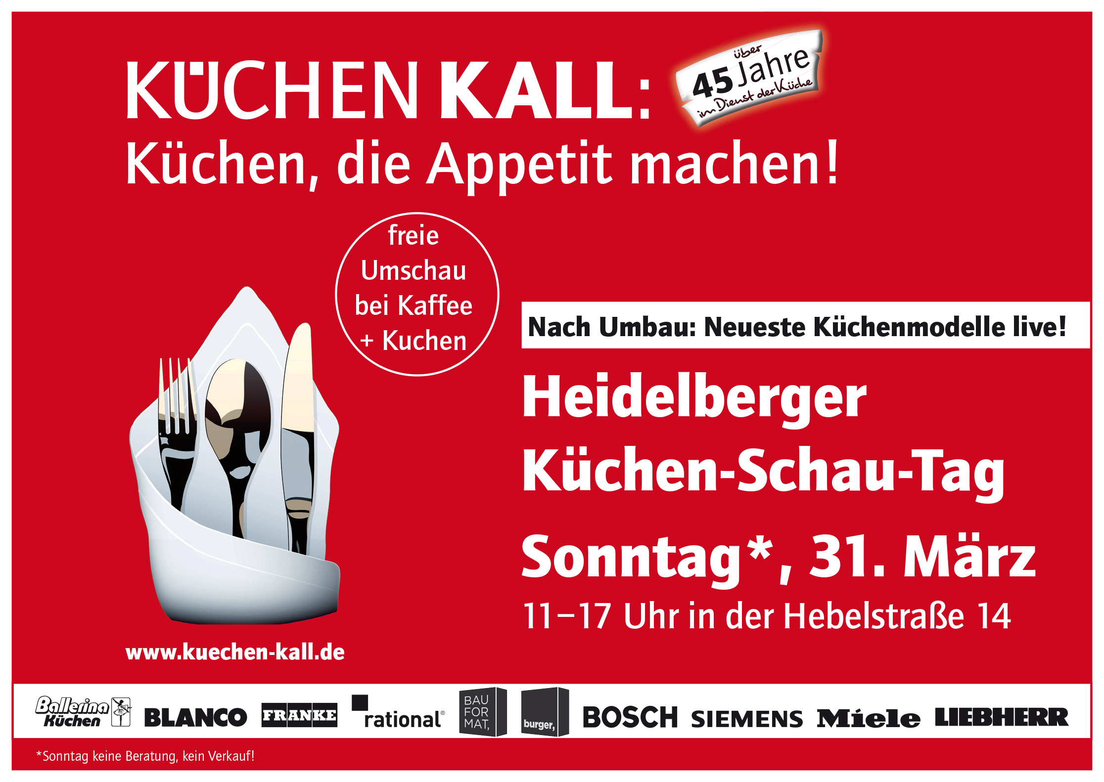 31.03.2019 Küchen-Schau-Tag in Heidelberg